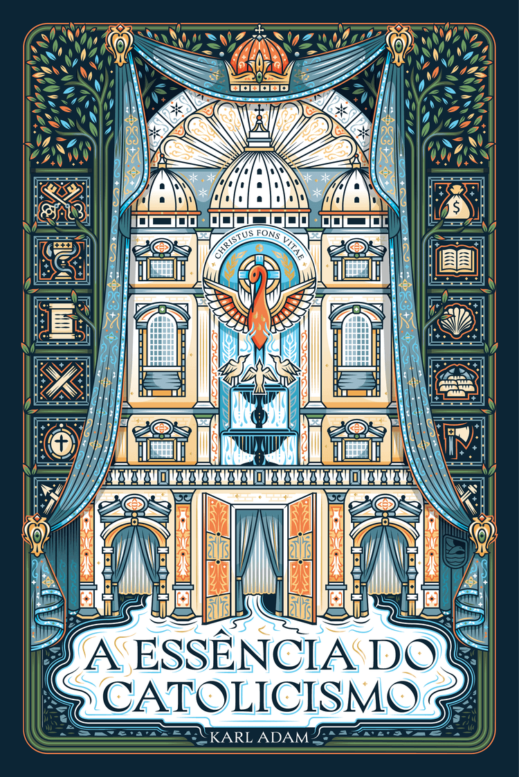 <p><big><strong>O que é, afinal, o Catolicismo?</strong></big></p>
<hr />
<p>Em <em>A Essência do Catolicismo</em>, Karl Adam responde a essa pergunta nos conduzindo ao coração da fé católica, revelando o centro que sustenta a Igreja ao longo dos séculos: Cristo vivo e atuante em seu Corpo, que é a Igreja.</p>
<p>Ao ouvir este audiobook, você compreenderá por que a Igreja é chamada Corpo de Cristo, por que Pedro é a rocha da unidade, por que os sacramentos não são símbolos vazios e como a graça continua a operar apesar das fraquezas humanas.</p>
<p>Karl Adam também encara, com honestidade, a tensão entre o ideal divino da Igreja e sua realidade histórica marcada por fragilidades humanas. Sem negar pecados e escândalos, o autor nos mostra por que essas feridas não anulam a santidade da Igreja, mas revelam o mistério de um Corpo vivo que continua de pé porque Cristo prometeu sustentá-lo.</p>
<p>Dê o play para conhecer não apenas o que a Igreja faz, mas <strong>quem ela é</strong>.</p>
<hr />
<p><small><em>Karl Adam, Fé católica, Cristo, Igreja, divino, Pedro, salvação, ação santificante, sacramentos</em></small></p>
<p> </p>